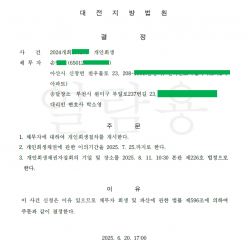 개시결정